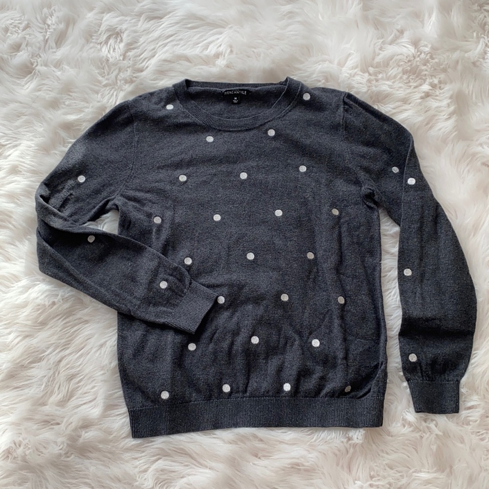 J crew grey sweater